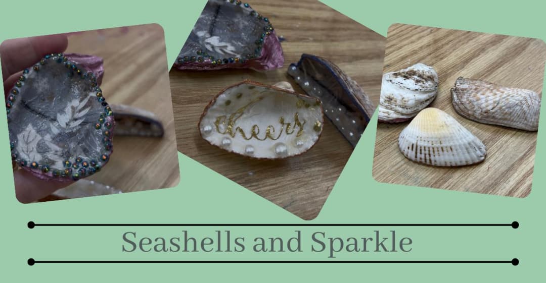 Seashell and Sparkle Fun Art Class