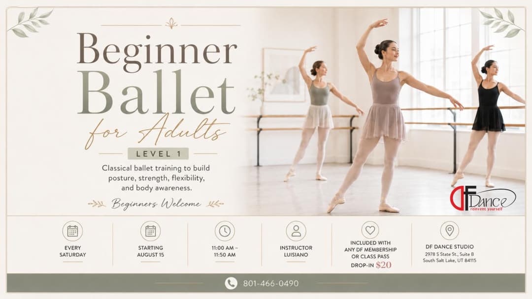 Beginner Ballet for Adults — Level 1