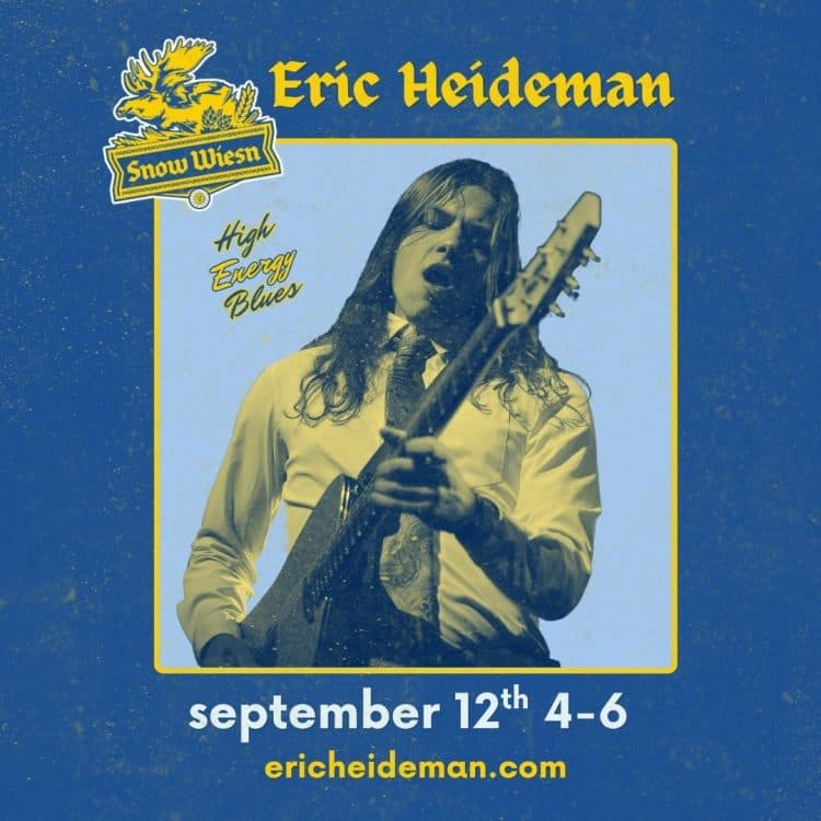 Image for event: Eric Heideman - High Energy Blues at Snowbasin