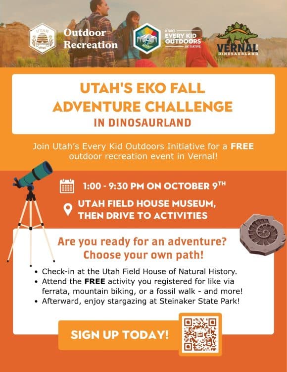 Utah's EKO Fall Adventure Challenge in Dinosaurland