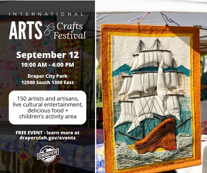 Image for event: Draper's International Arts and Crafts Festival 2026