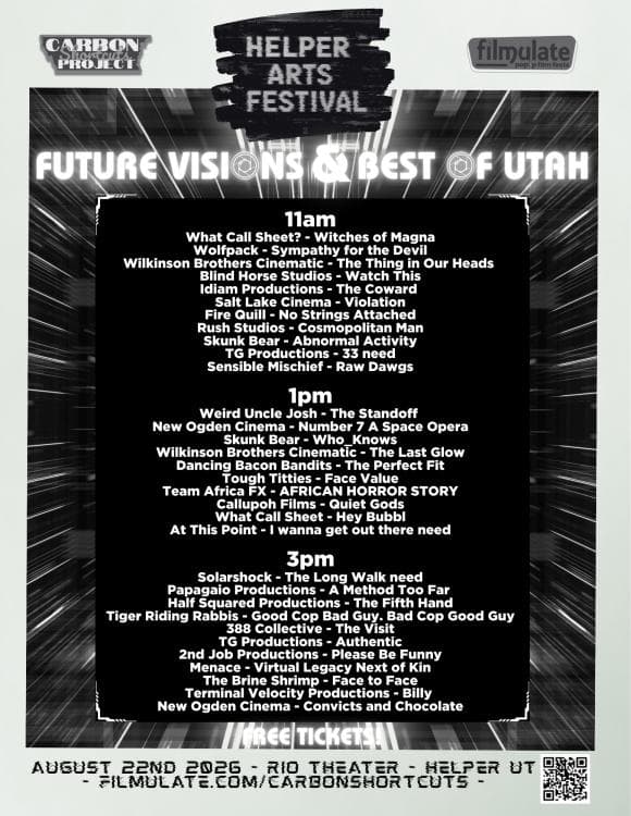 Image for event: Carbon Shortcuts Film Fest: Future Visions and Best of Utah