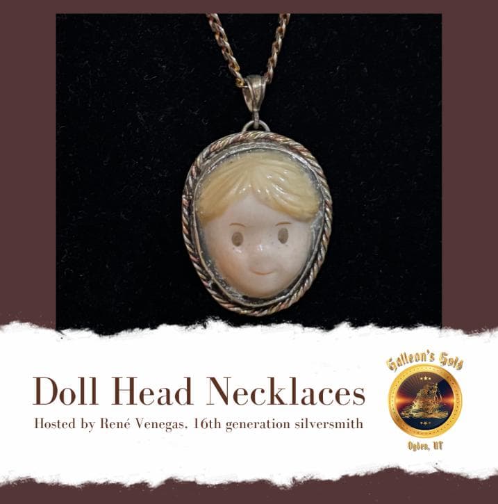 Image for event: Creepy Doll Head Necklace Drop-In Bar