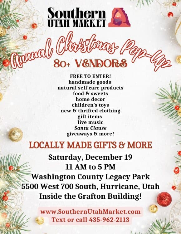 Image for event: Southern Utah Market Annual Christmas Pop - Up