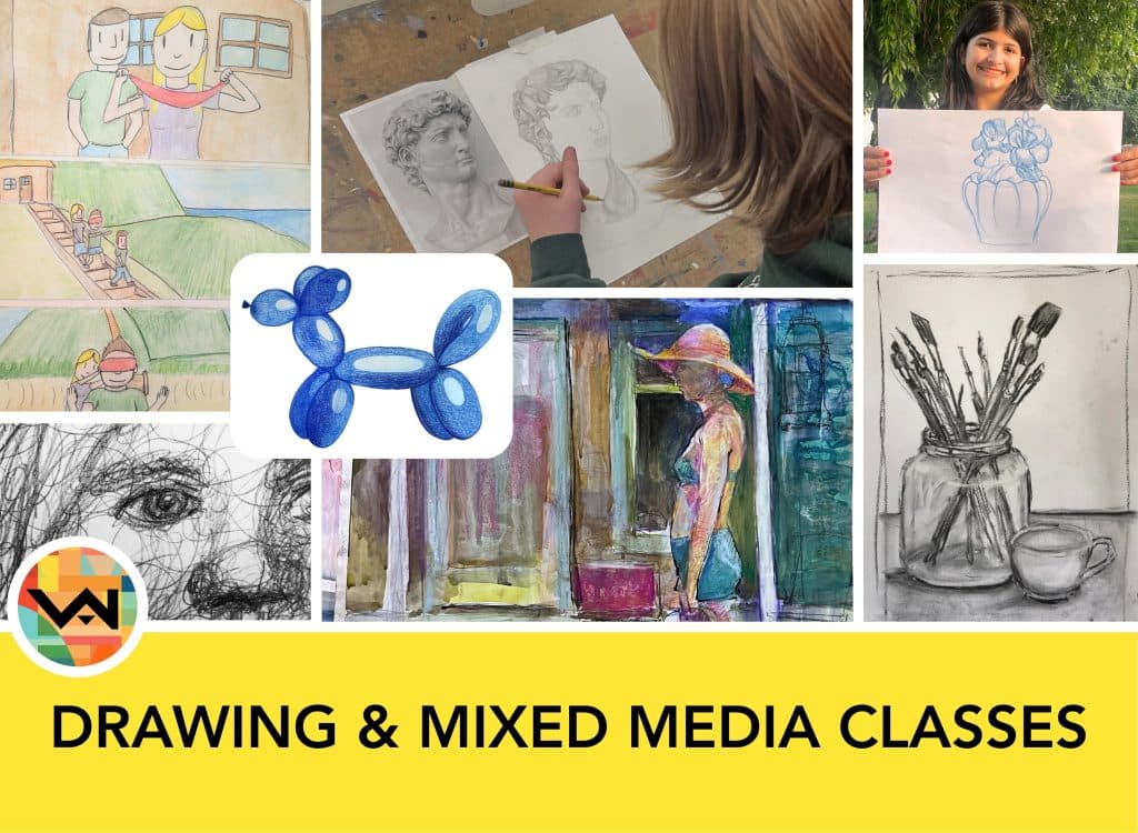 Image for event: Drawing and Mixed Media Art Classes at the Visual Art Institute