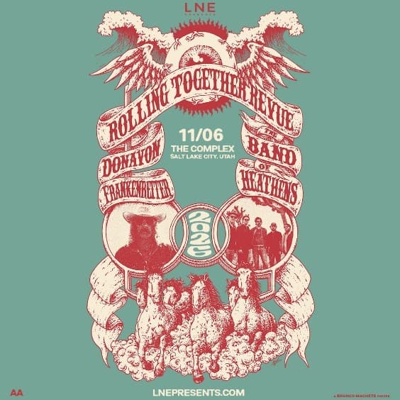 Image for event: Donavon Frankenreiter X The Band Of Heathens live at The Complex