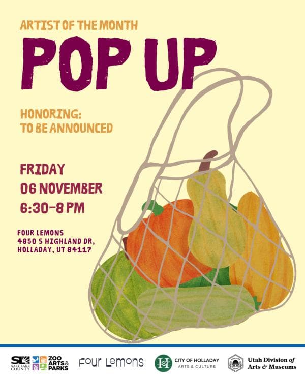 Image for event: Artist of the Month Pop Up