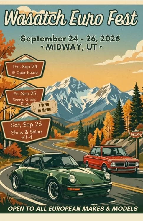 2026 Wasatch EuroFest Car Show