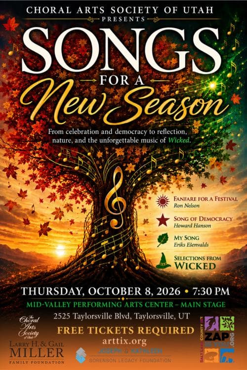 Image for event: The Choral Arts Society of Utah 2026 Fall Concert