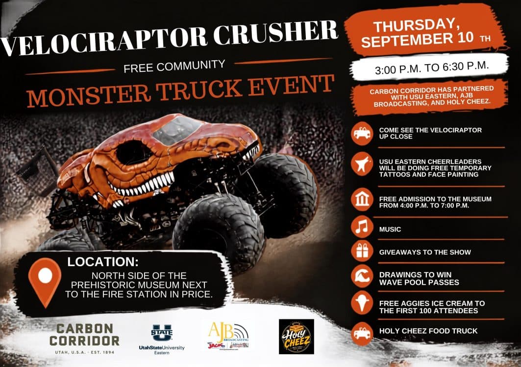 Image for event: Dinosaur Monster Truck Community Event