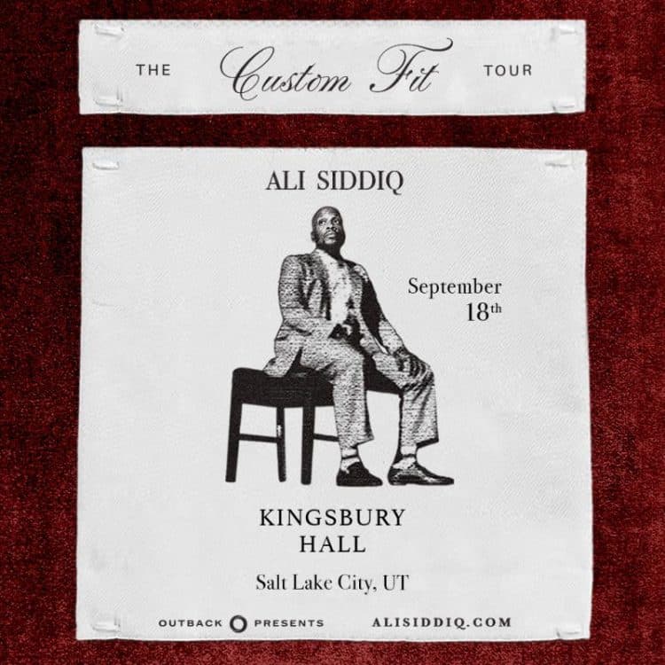 Image for event: Ali Siddiq: The Custom Fit Tour
