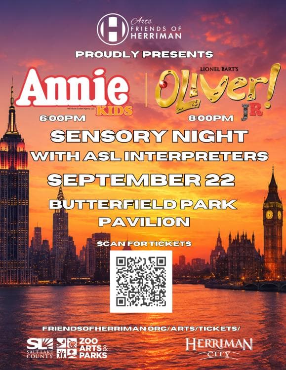 Image for event: Annie KIDS and Oliver Jr. - Sensory Night Performance