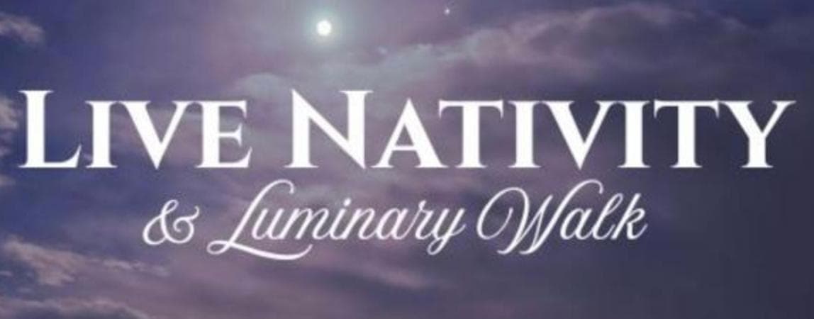 Image for event: Live Nativity and Luminary Walk 2026