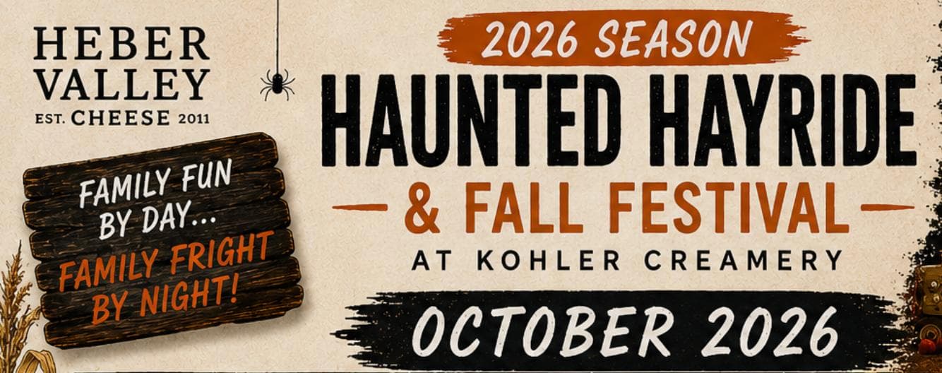Image for event: 2026 Heber Valley Haunted Hayride and Fall Festival
