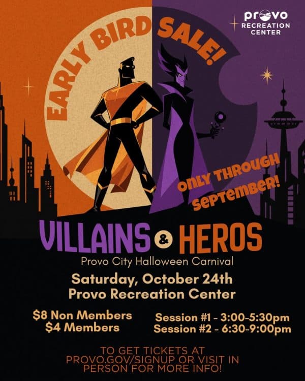 Image for event: Provo’s Villains & Heroes Halloween Carnival 2026