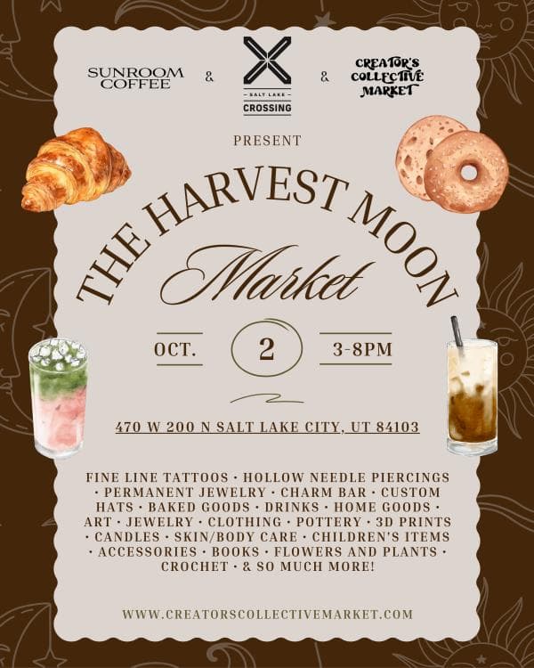 Creator's Collective x Sunroom Coffee x SLX Harvest Moon Market