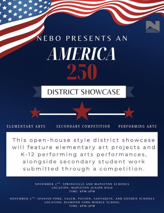 Image for event: Nebo's America 250 Showcase
