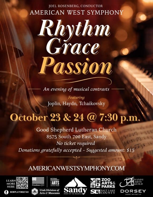 American West Symphony 2026 October Concert
