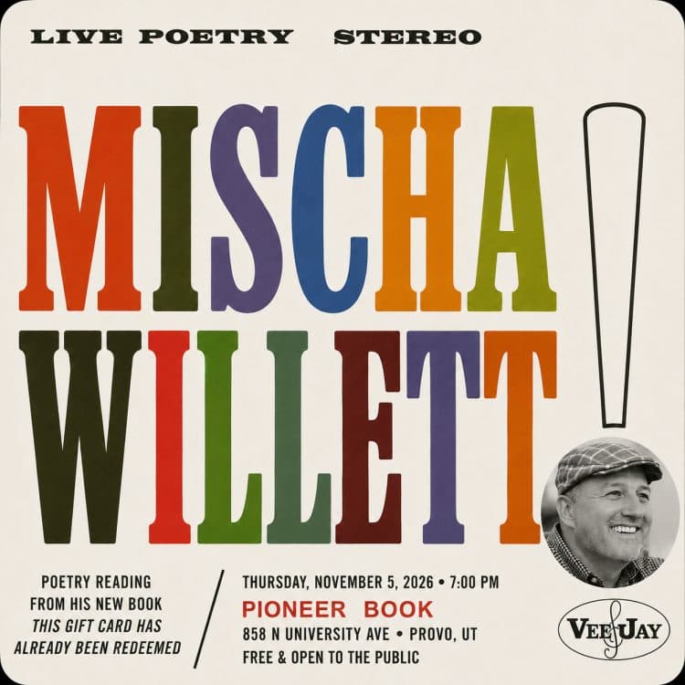 Image for event: Poetry Reading | Mischa Willett