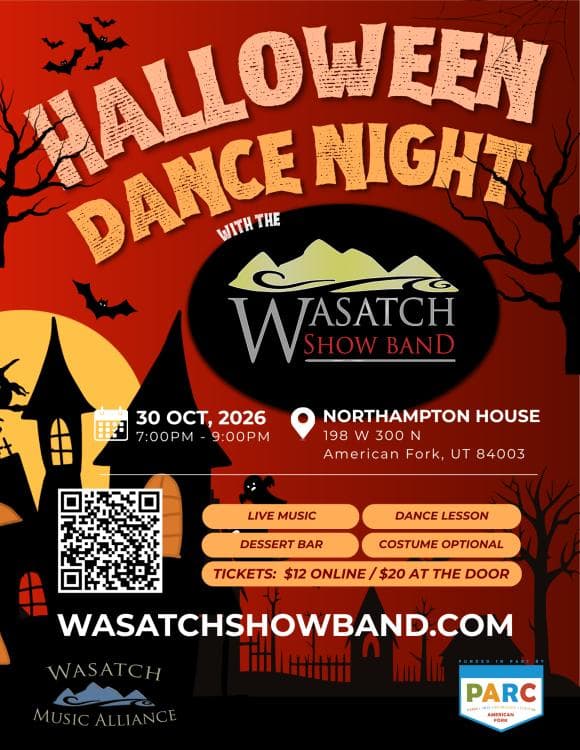 Image for event: Halloween Dance Night 2026 with the Wasatch Show Band