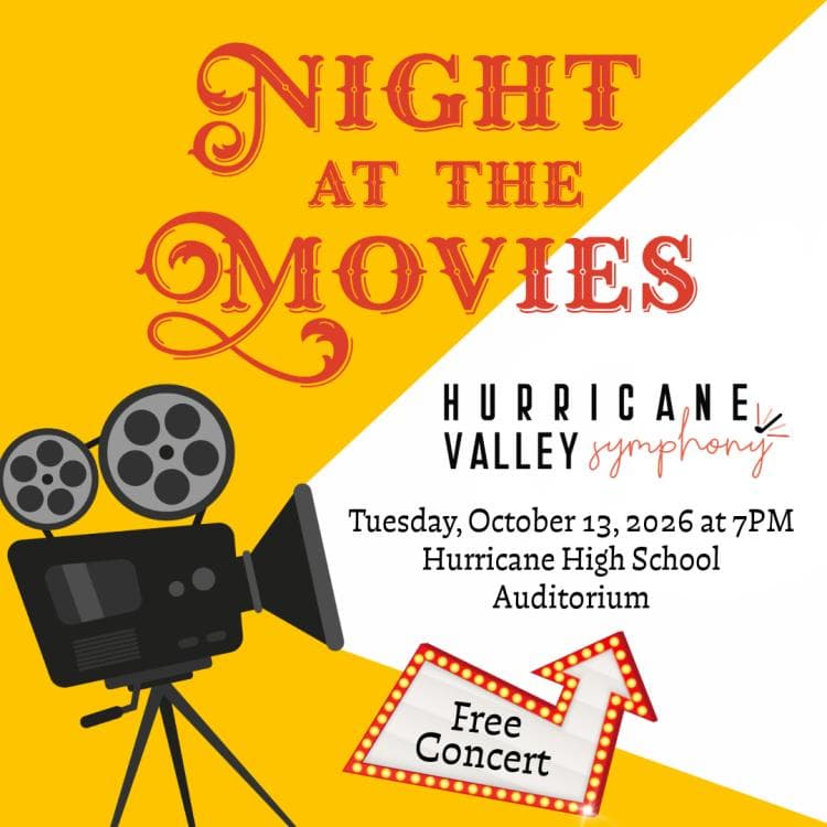 Image for event: Hurricane Valley Symphony presents "A Night at the Movies"