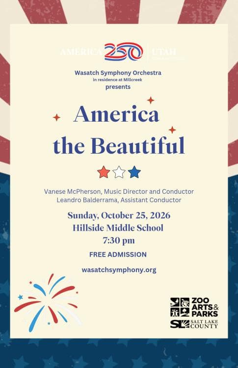 Image for event: Wasatch Symphony Orchestra: America the Beautiful