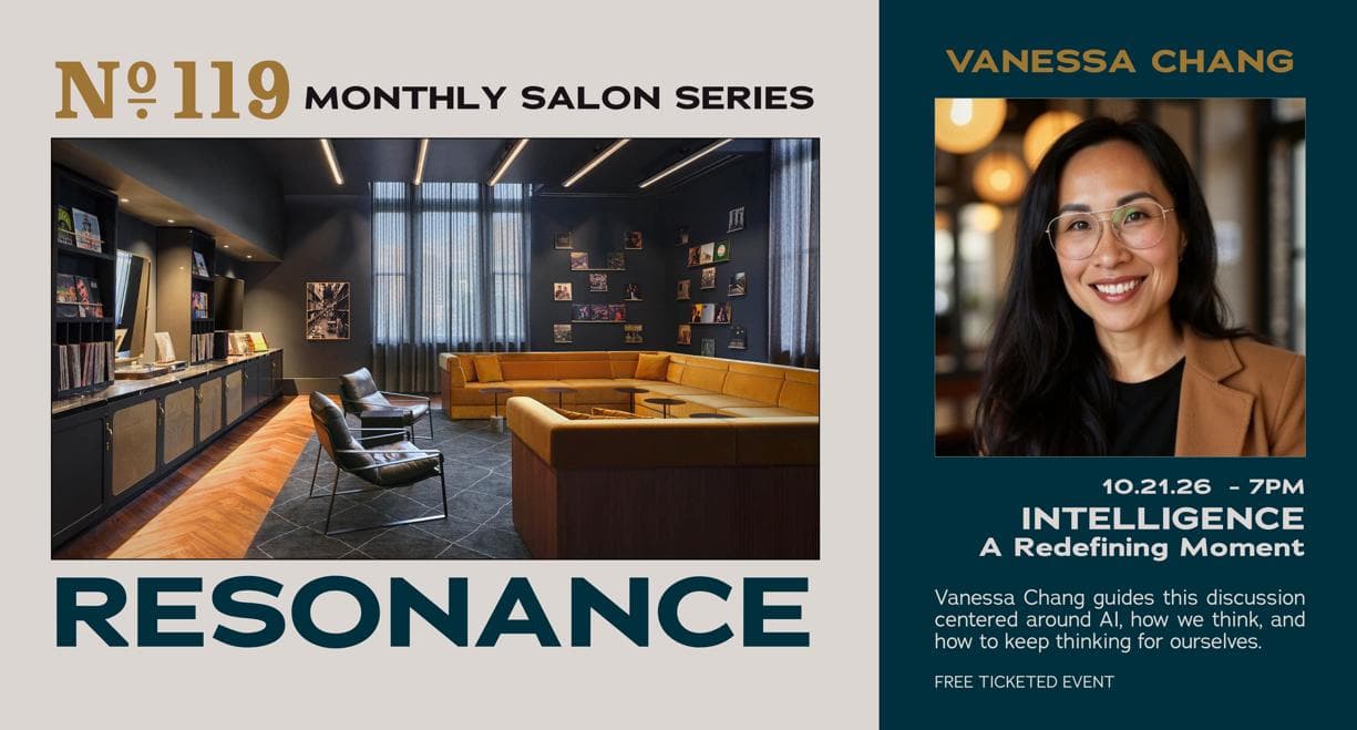 Image for event: Resonance Salon Series: Human Intelligence, A Redefining Moment