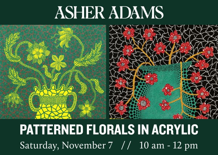 Image for event: Patterned Florals in Acrylic: Paint like Yayoi Kusama