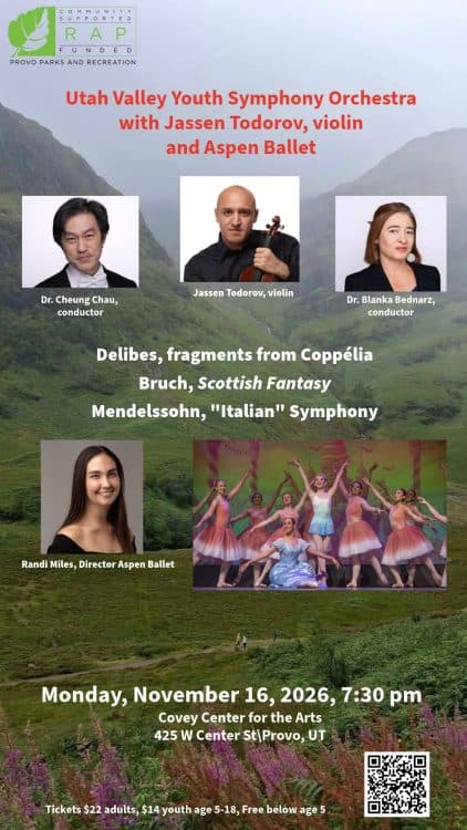 Image for event: UVYSO with Jassen Todorov, violin and Aspen Ballet