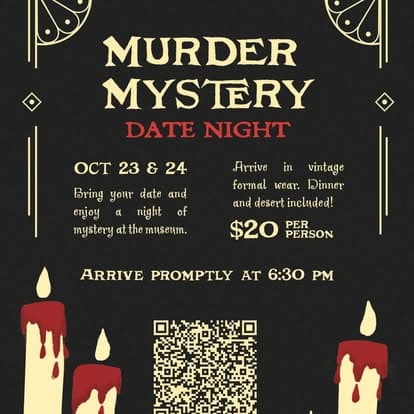 Murder Mystery Date Night
