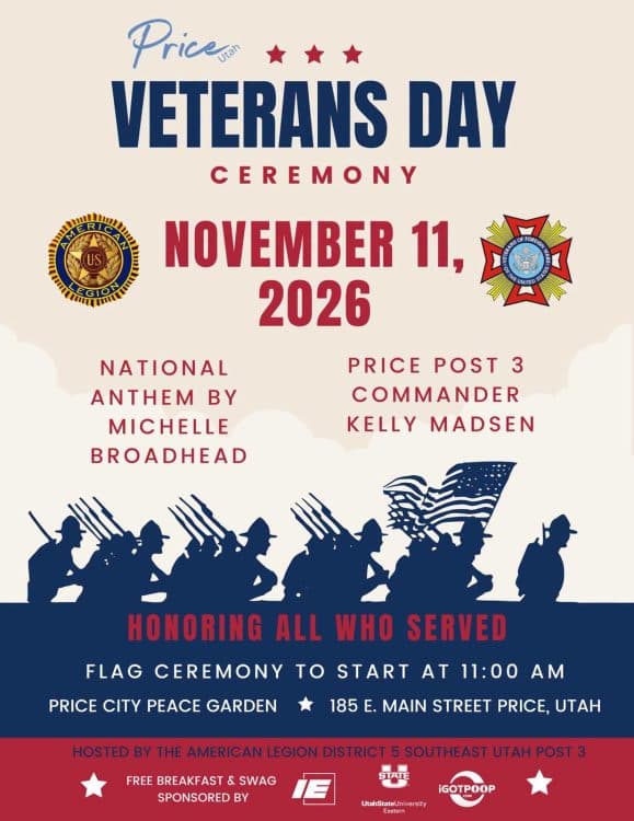 2026 Price Veterans Day Ceremony