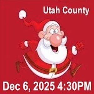 Image for event: 2025 Utah County Santa Run 5K