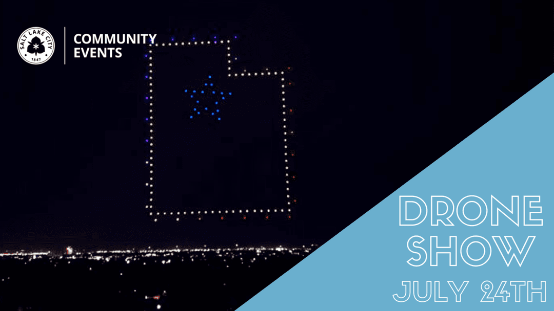 Salt Lake City's Pioneer Day Drone Show 2025