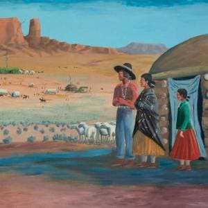 Image for event: Repainting the I: The Intermountain Intertribal Indian School Murals