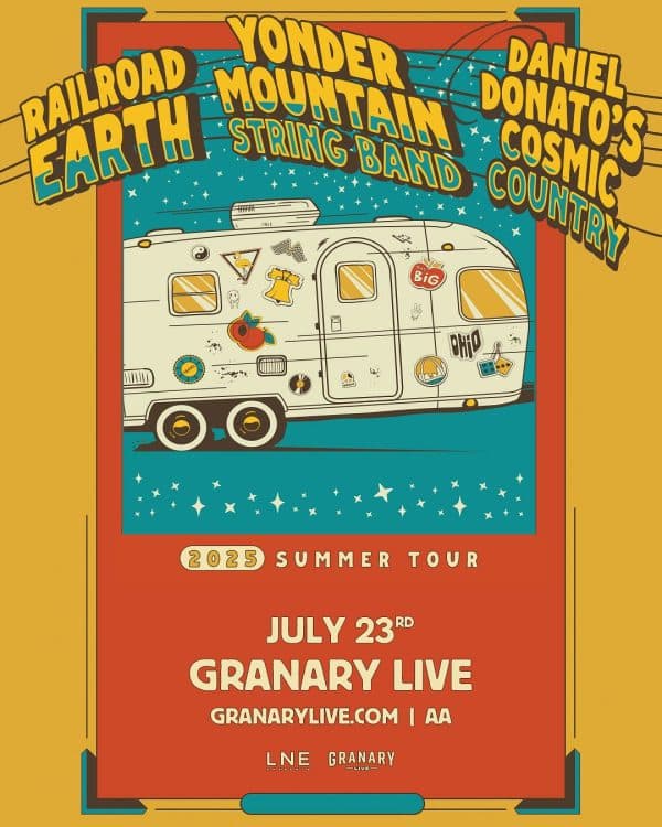 Railroad Earth, Yonder Mountain String Band & Daniel Donato's Cosmic Country