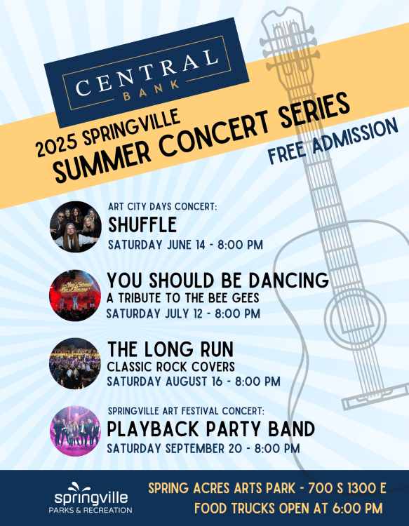 Springville 2025 Summer Concert Series