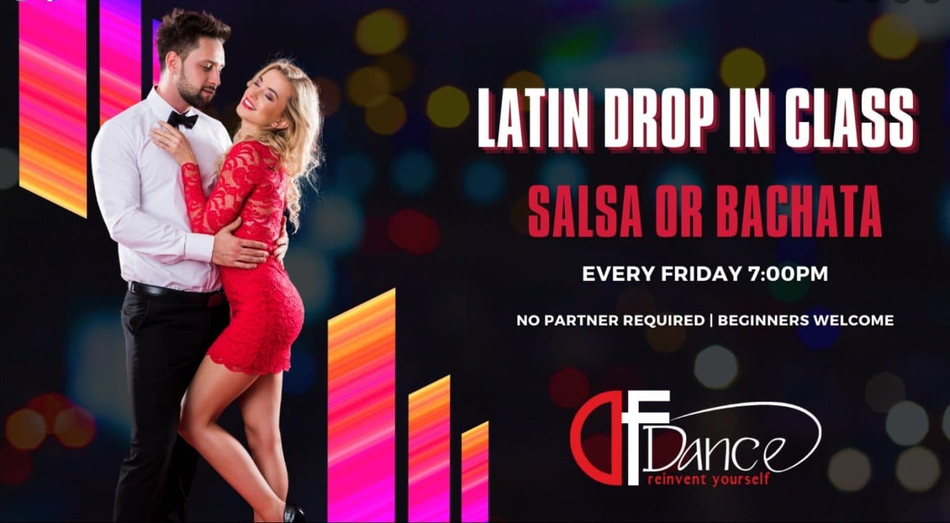 Image for event: ANYTIME DROP IN! Salsa or Bachata Drop in class! Every Friday!