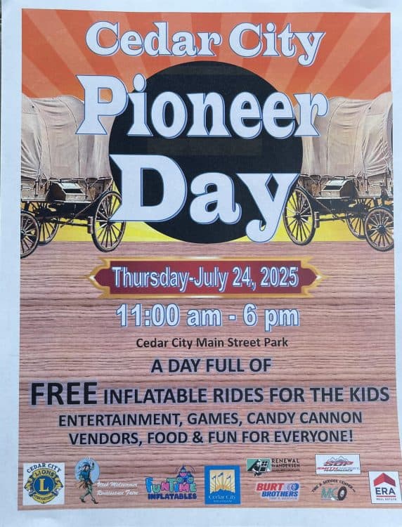 Cedar City Pioneer Day Celebration 2025
