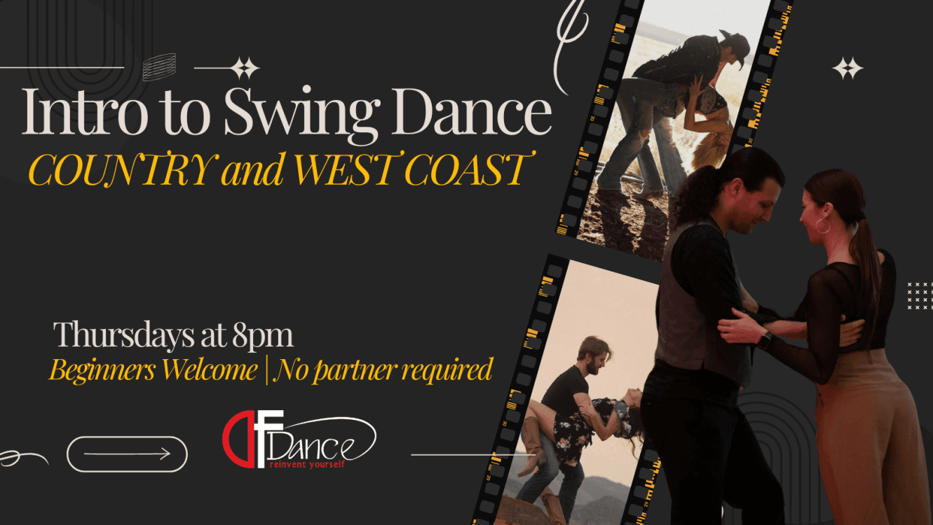 Image for event: ANYTIME DROP - IN! Into to Swing Dance! Country Swing and West Coast Swing!
