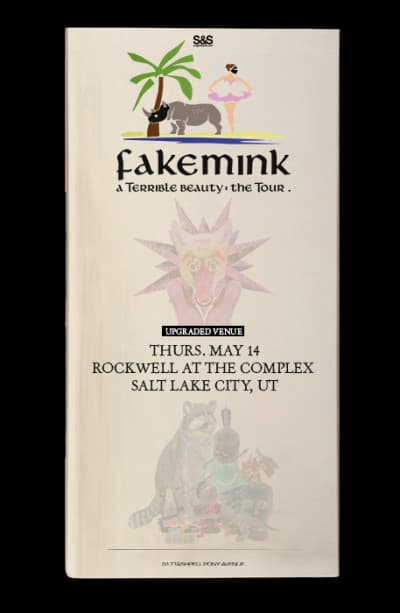 Image for event: fakemink live at The Complex