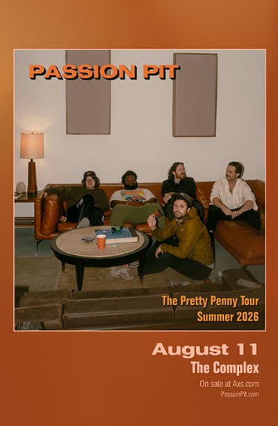 Image for event: PASSION PIT live at The Complex